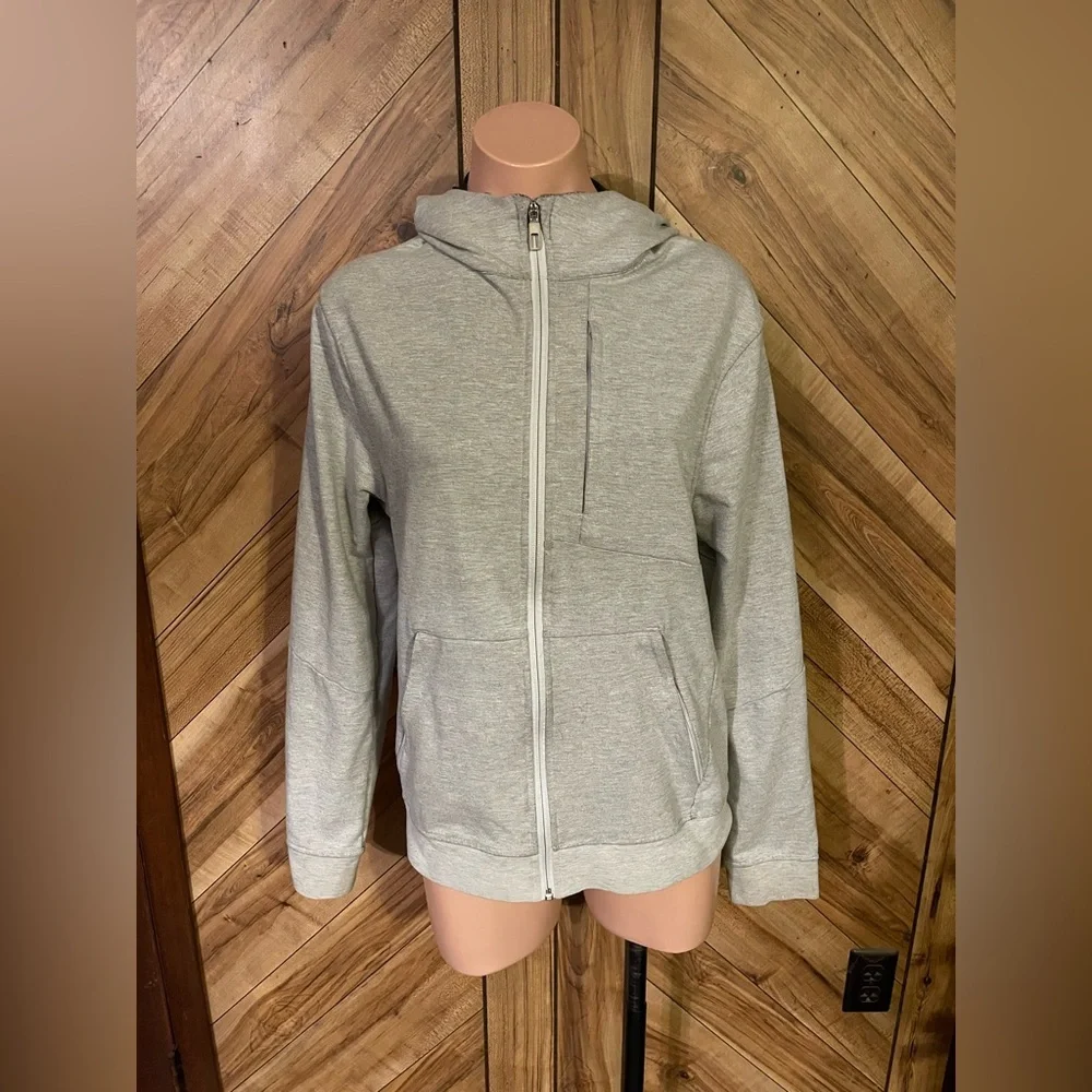 Lululemon Men’s Medium Gray City Sweat Full Zip Hoodie Jacket